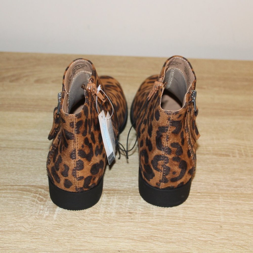 Time and Tru Women's Ankle Boots Animal Print - Picture 4 of 5